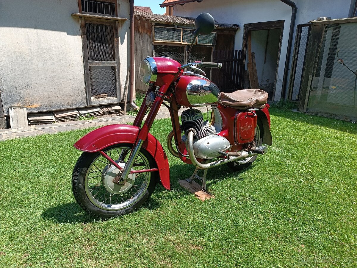 Jawa 250 typ 353 patinovka s TP