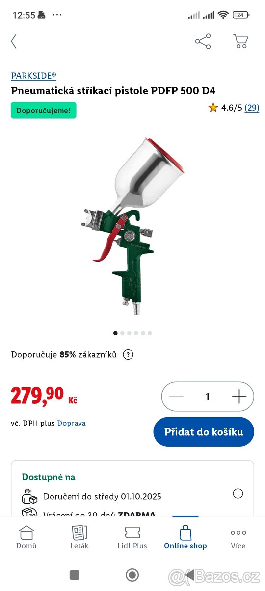 Kompresor+ stříkací pistole Parkside
