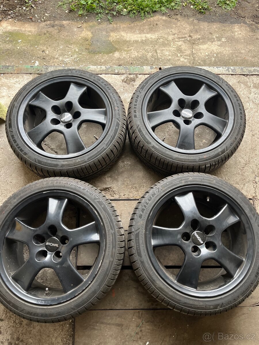 Kola 5x100 r17 zimní gumy 225/45