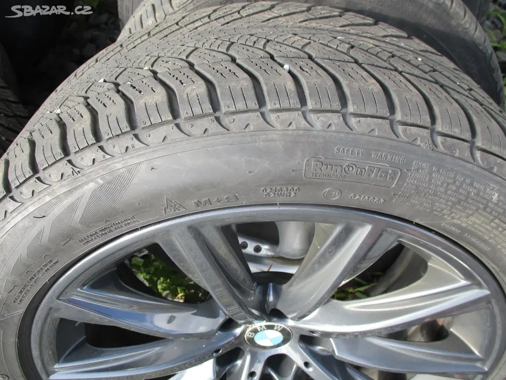 ALU kola 5X120 BMW 8X18 pneu GOOD YEAR 245/45/18