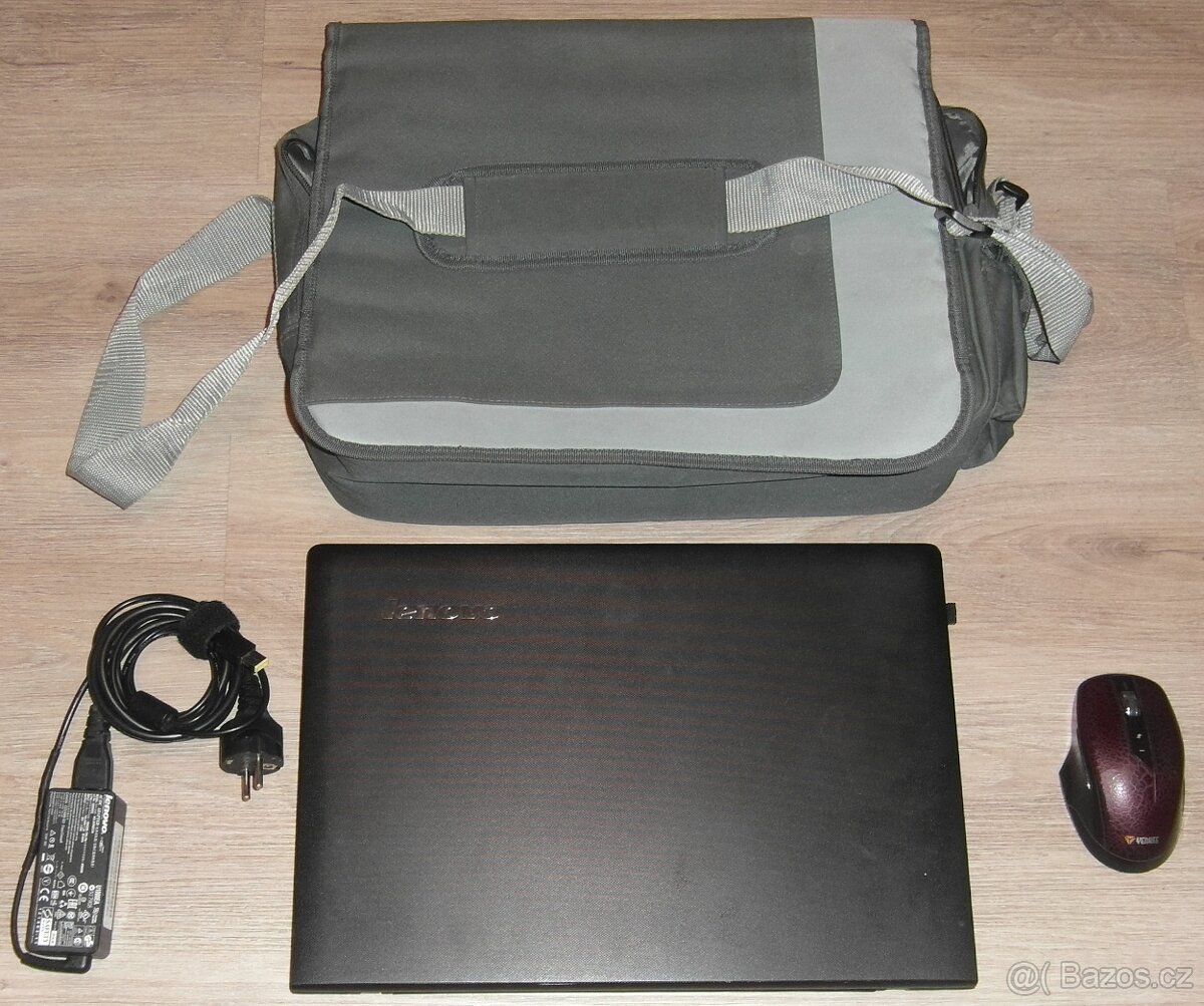Notebook LENOVO 15,6" + bezdrátová myš + nová taška
