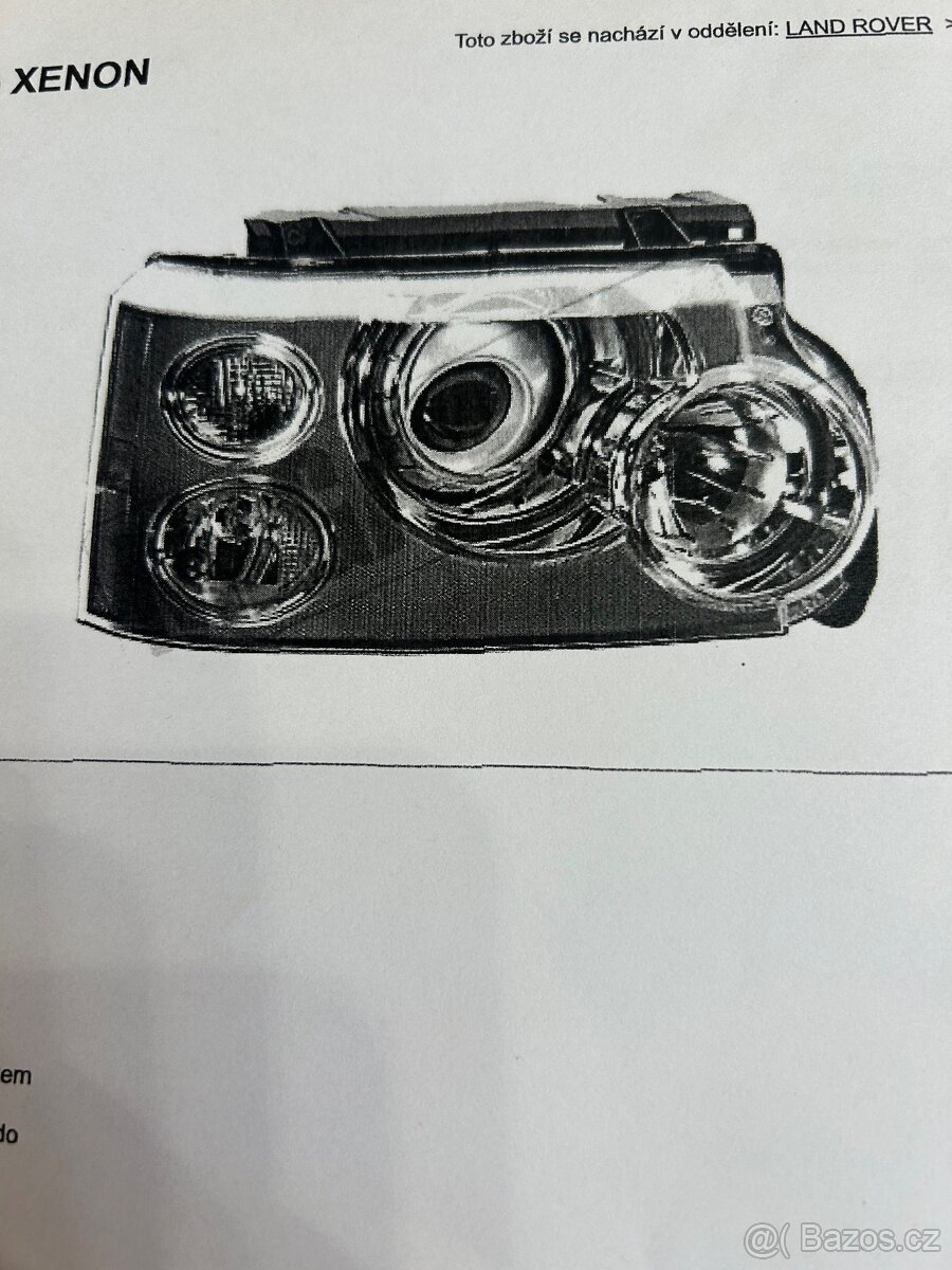 Nová přední světla na Land Rover, range rover