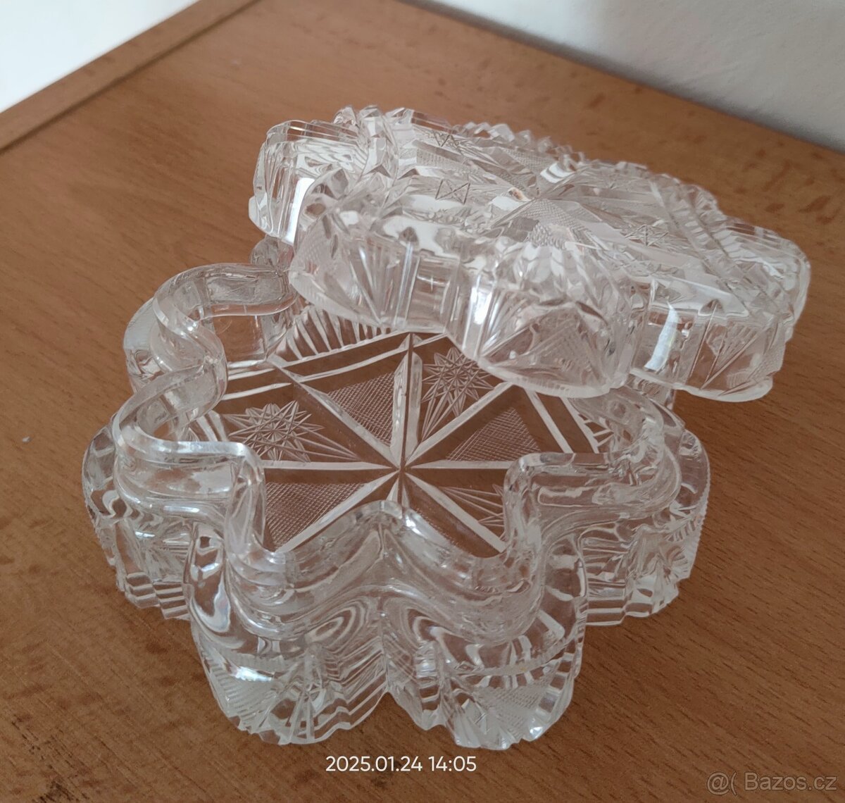 Skleněné retro dózičky s víkem