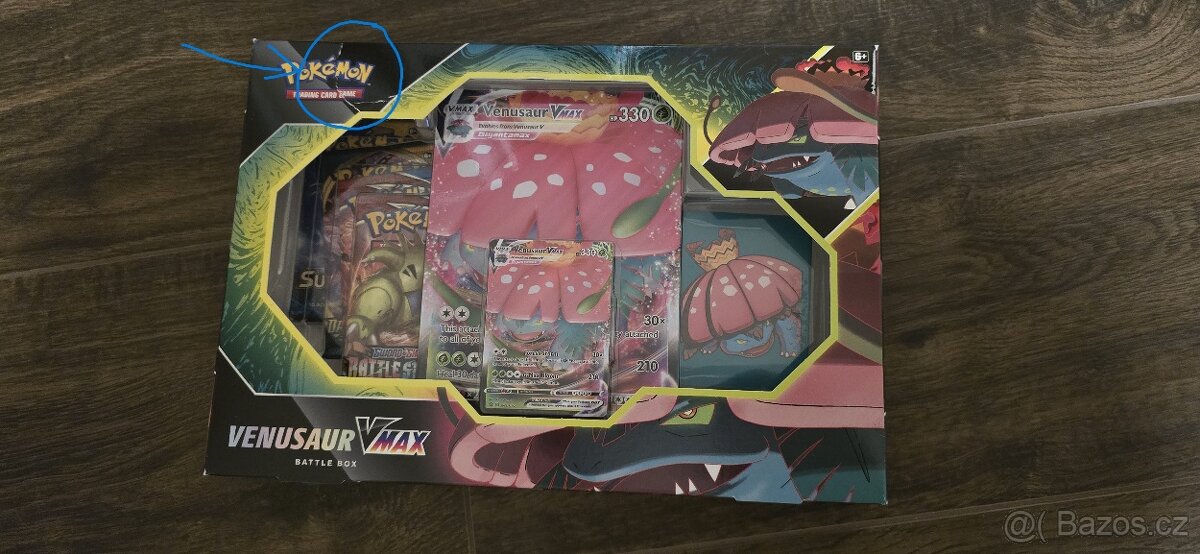 Pokémon Venusaur VMAX Battle Box (anglická verze, originál)