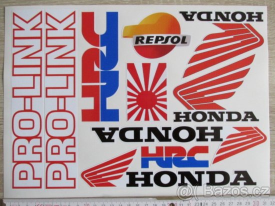Samolepky Honda sada