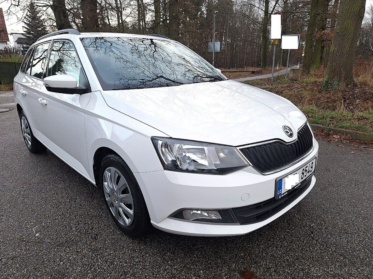 ŠKODA FABIA COMBI 3 TDI 2017 ČR 94t km DPH CÉBIA KLIMA KOLA