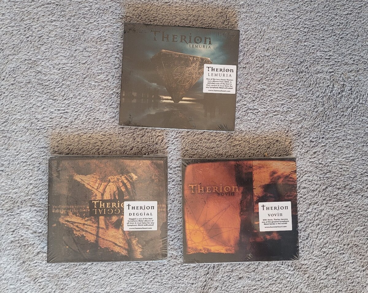 CD skupiny THERION nová zabalená