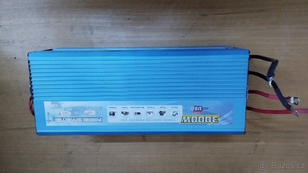 Měnič napětí 48V na 230V