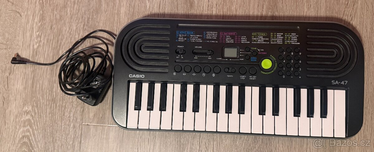 Elektronické klávesy CASIO SA-47