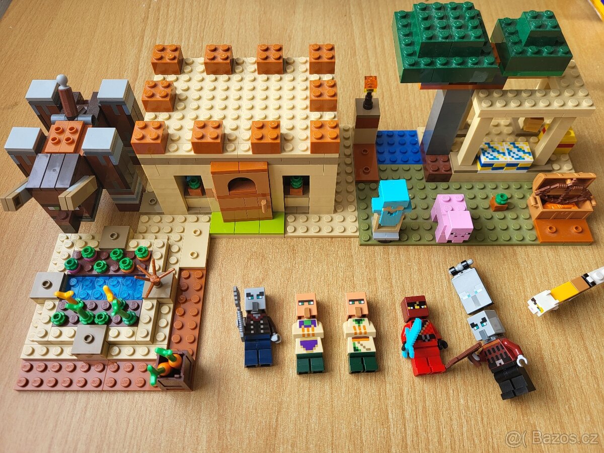 Lego minecraft 21160 návod a krabice a 21172