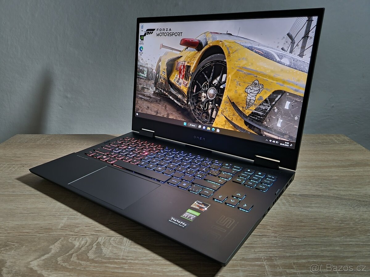 RTX 3070 8GB_HP OMEN 15_RYZEN 7 5800H_16GB_144HZ