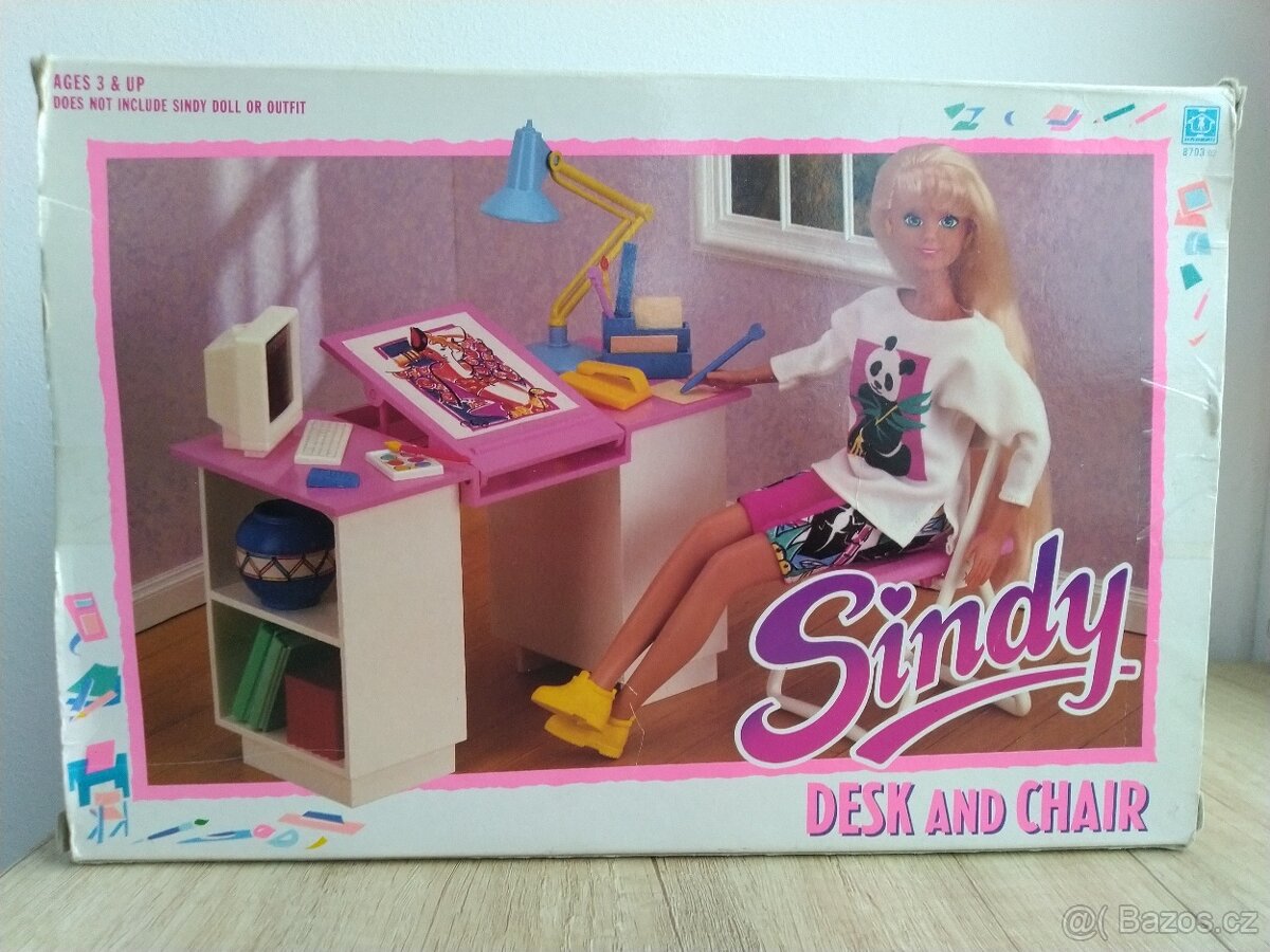 HASBRO retro kancelářská sestava, perfektní stav