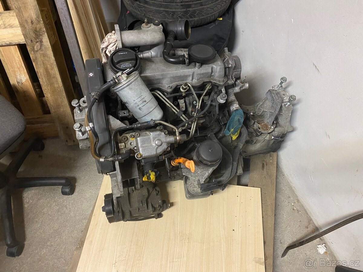 Motor+převodovka 1.9tdi