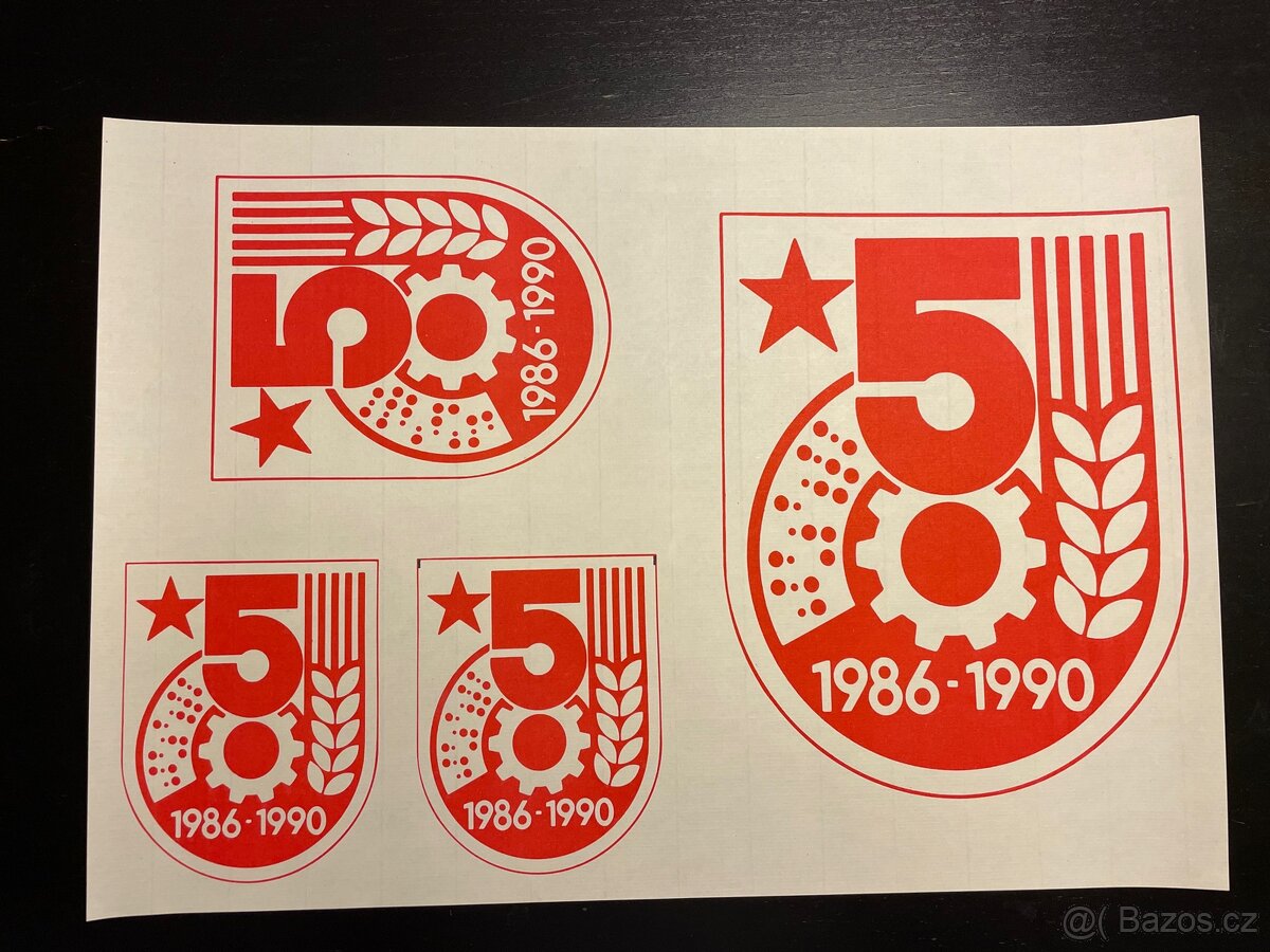 Plakát - 50 let KSČ -ROH komunismus, propaganda 24