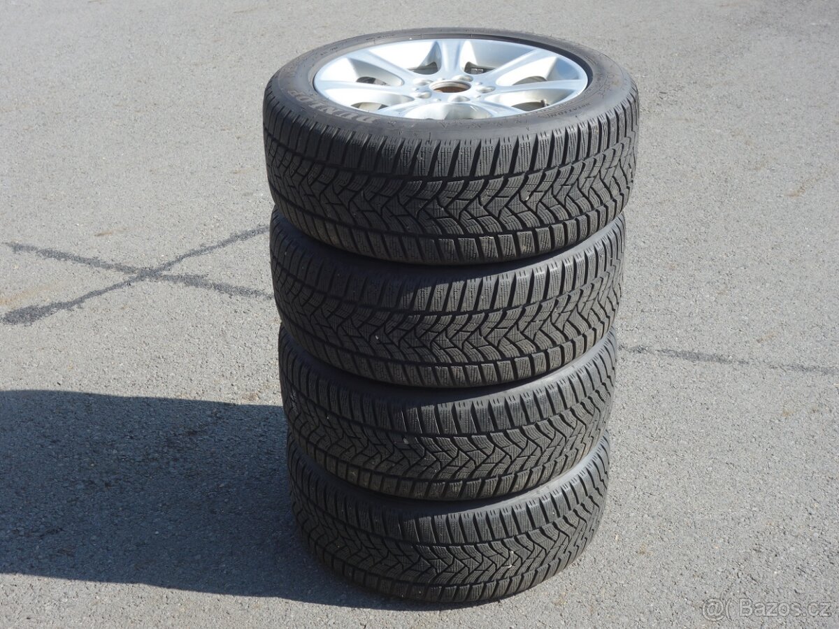 4ks orig. ALU disků BMW řada 3+ zimní pneu 17"