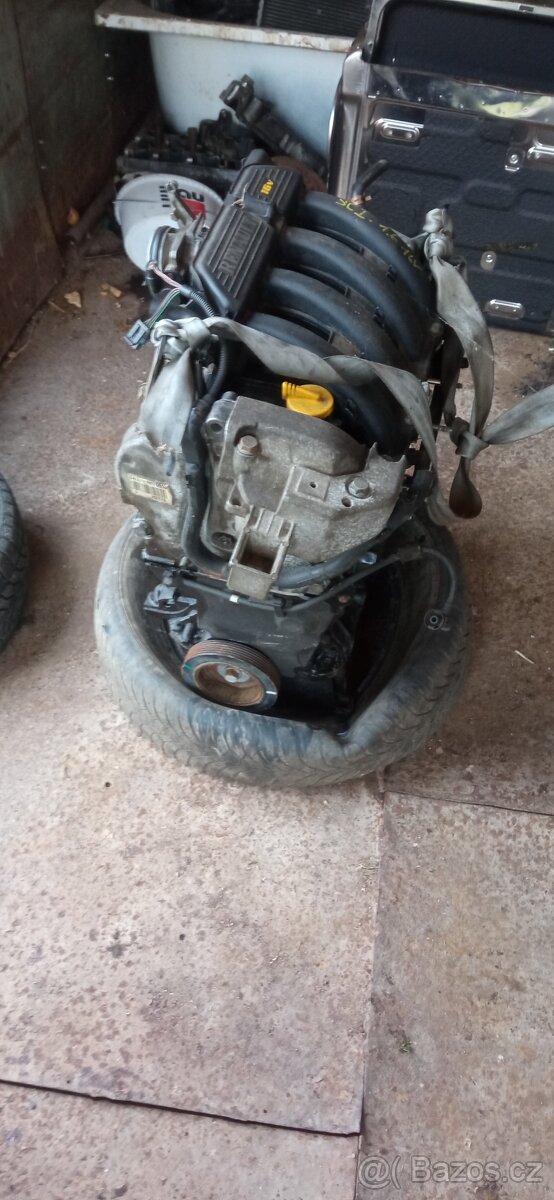 Motor Renaut 1.6 16v K4M