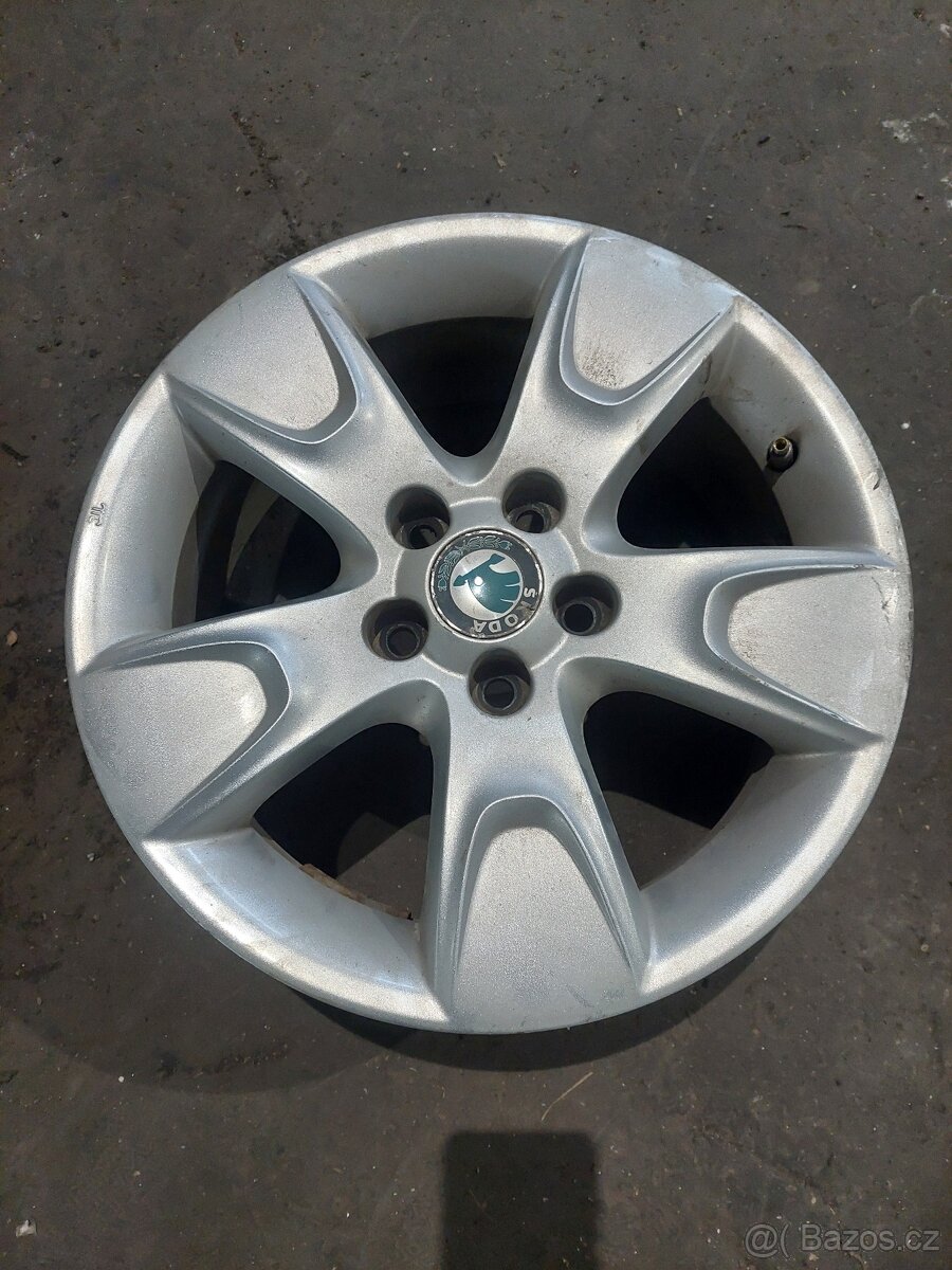 15"alu sada 5x100 orig. Škoda Roomster Fabia 2