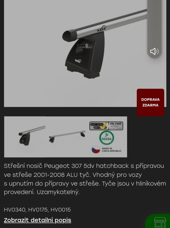 Střešní nosič