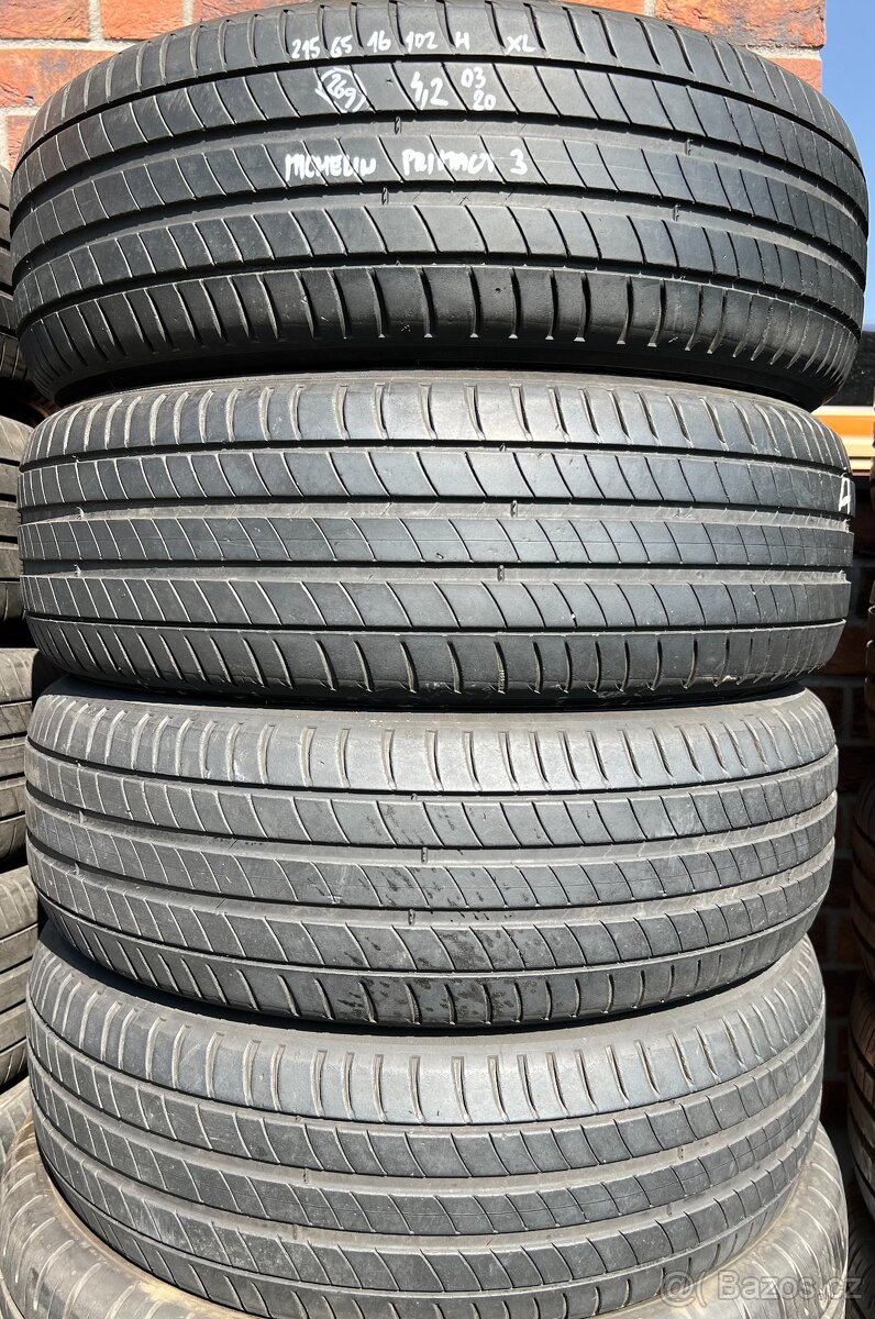 215/65 R16 102H XL letní pneu Michelin Primacy 3 (0320)