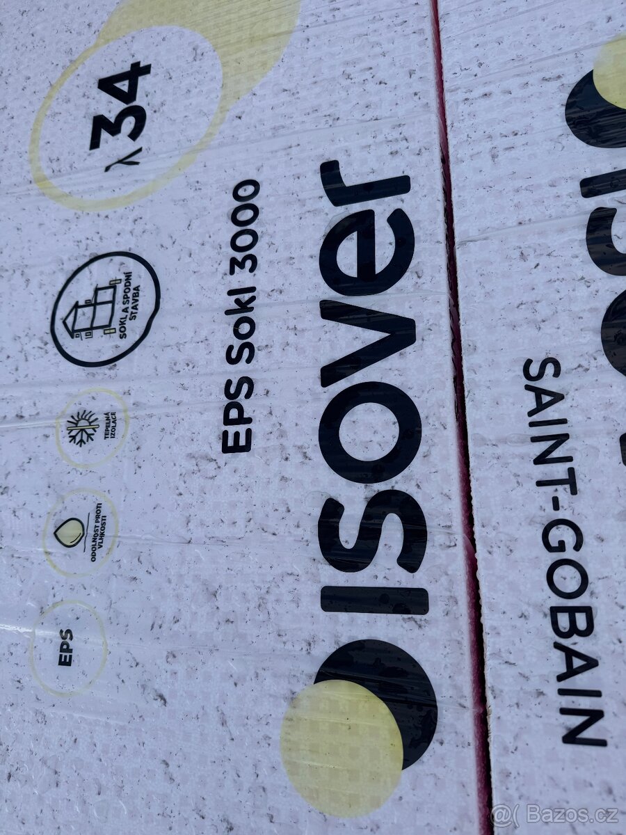 EPS sólová deska 3000 Isover 70mm