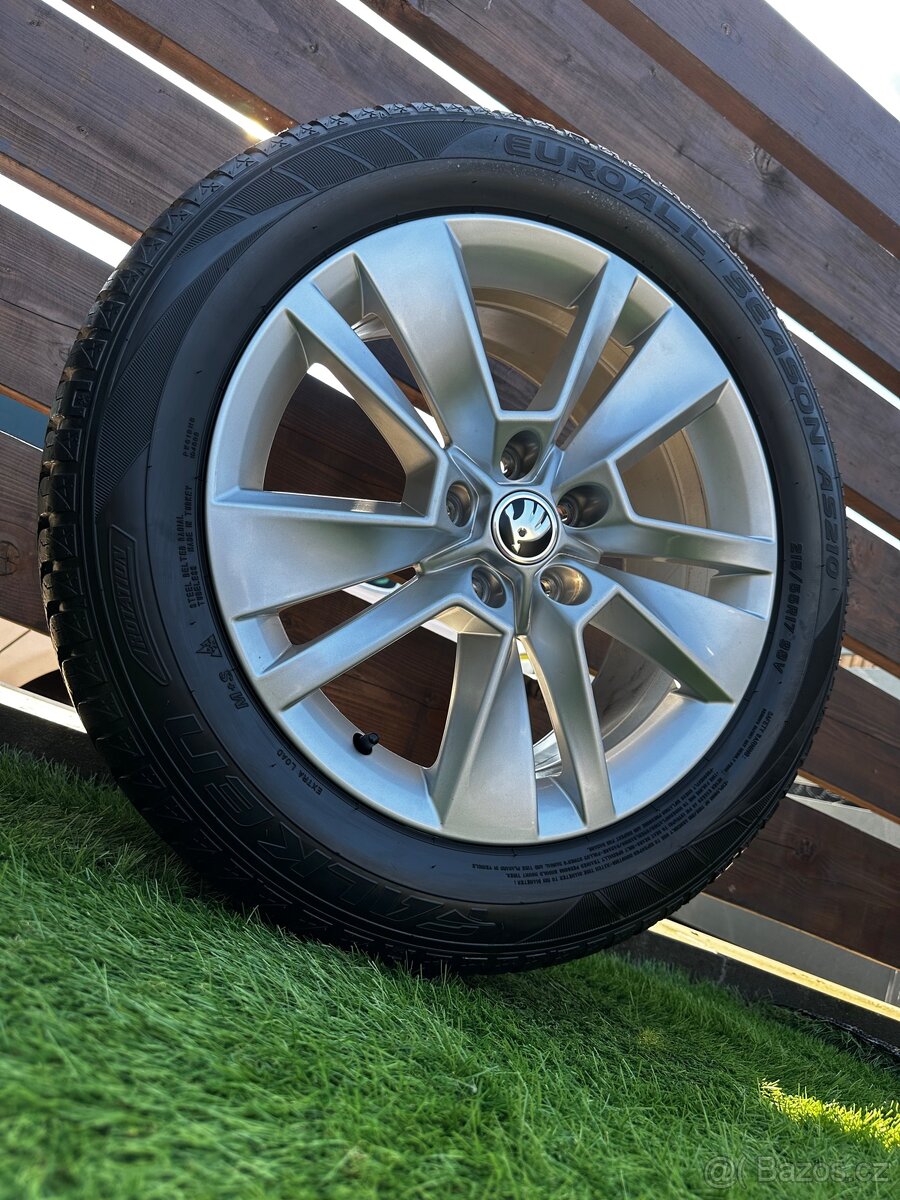 Alu kola 5x112 r17 s pneu (745sk)