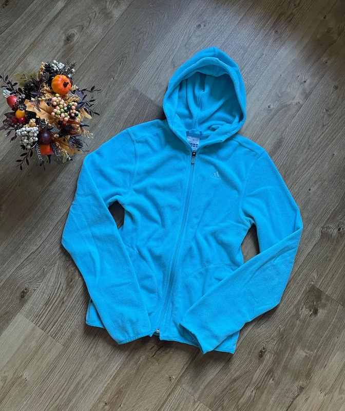 Měkoučká mikina Adidas s kapucí, vel. S-M