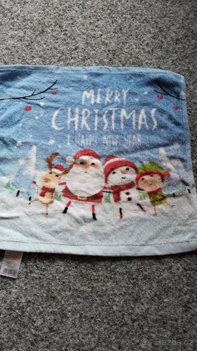 Malý ručník metry christmas