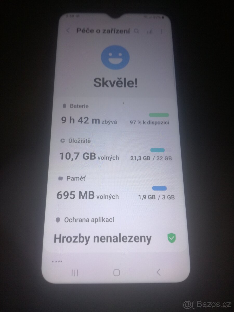Samsung Galaxy A12 heslem stavu