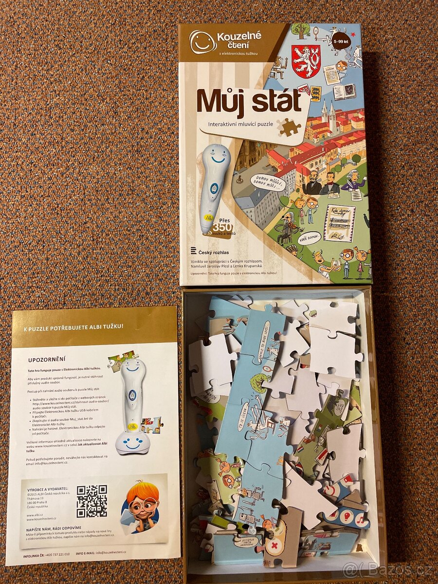 Albi kouzelné čtení Puzzle Můj stát