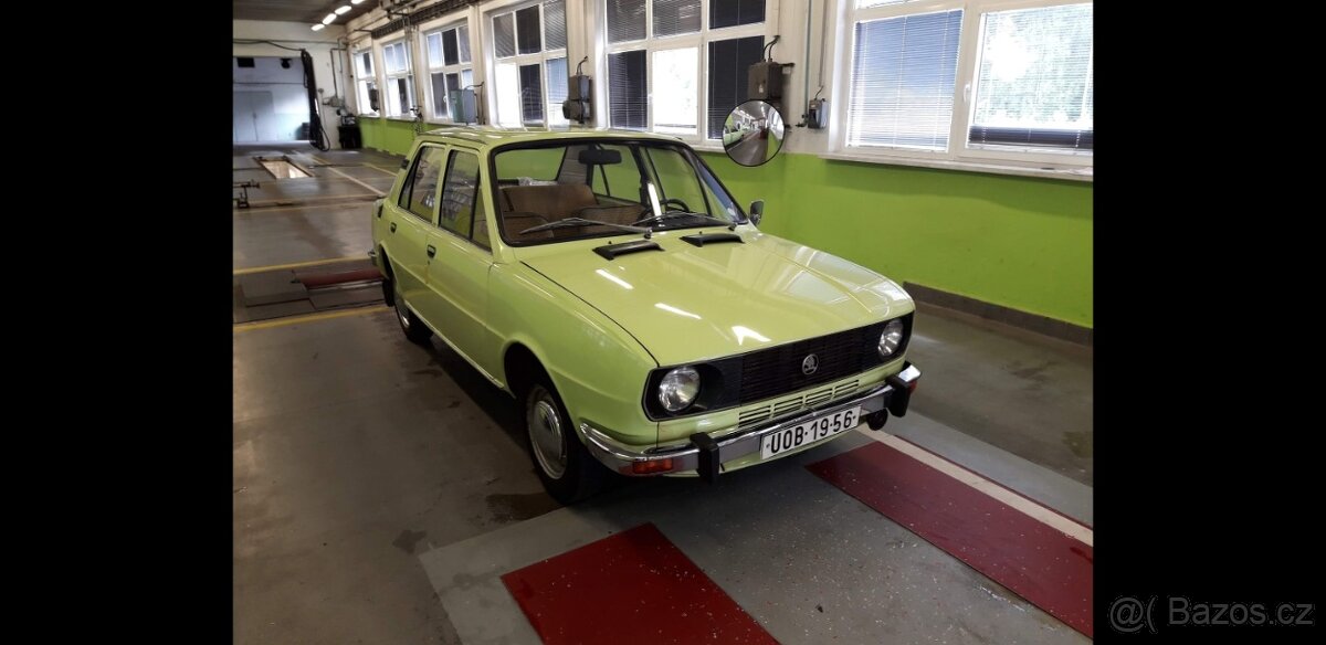 Škoda 105s r.v.1977 34000km