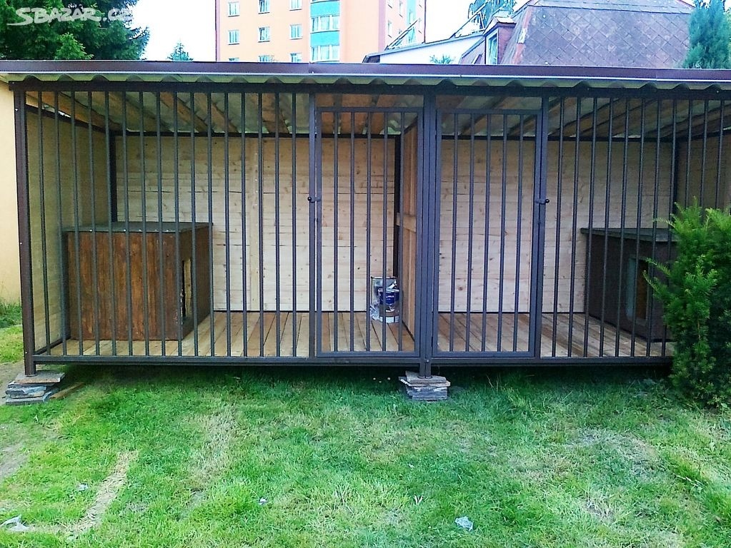 Kotec pro psa-dvojkotec 4x2m