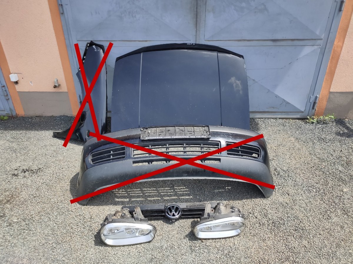 Předek Golf IV - černý L041
