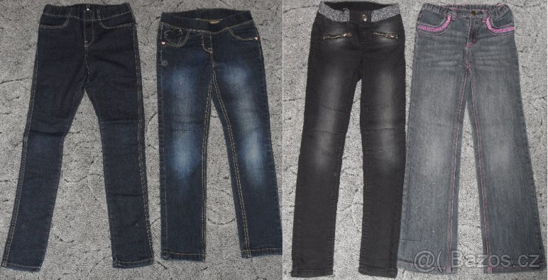 dívčí kalhoty vel.128