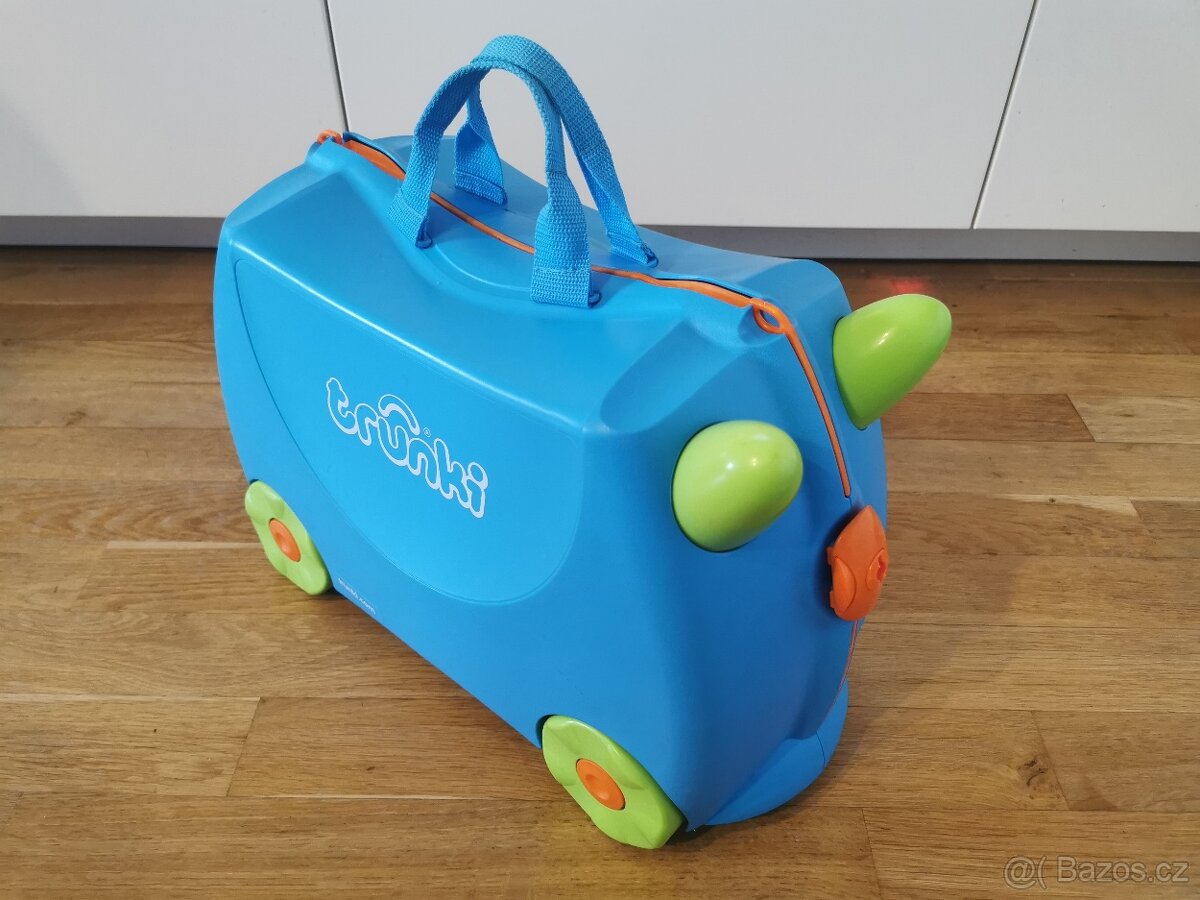 Dětský kufr a odrážedlo TRUNKI