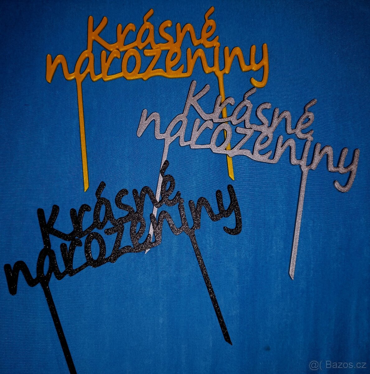 3D tisky - ZÁPICHY NA DORT