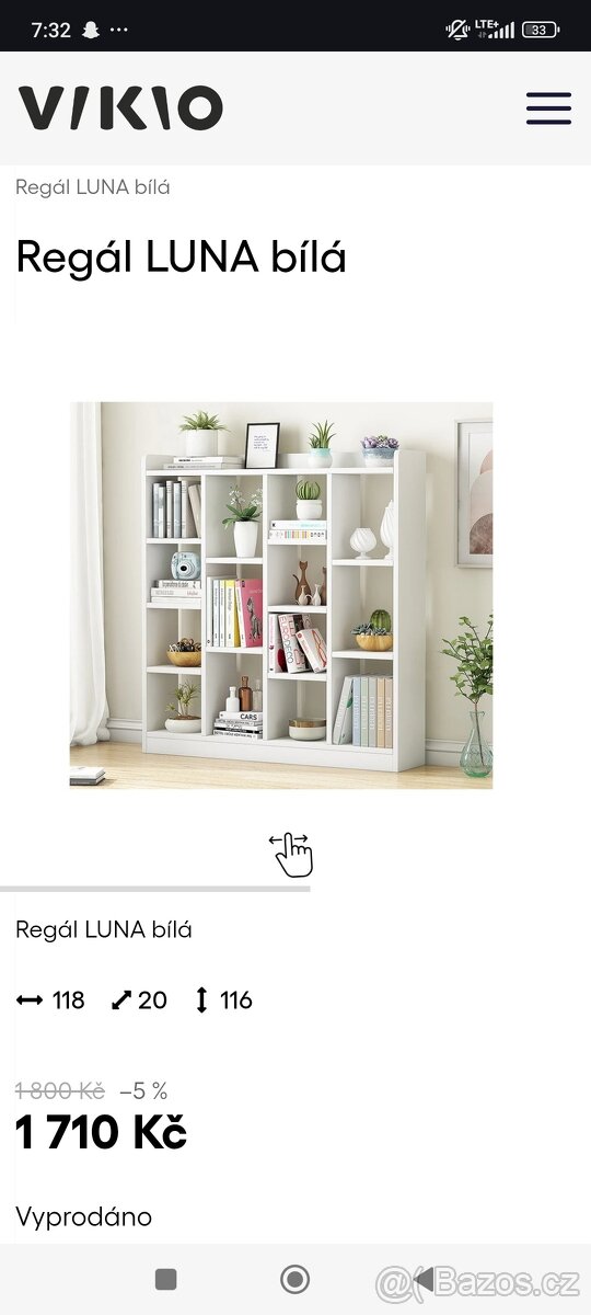 Regál / knihovna