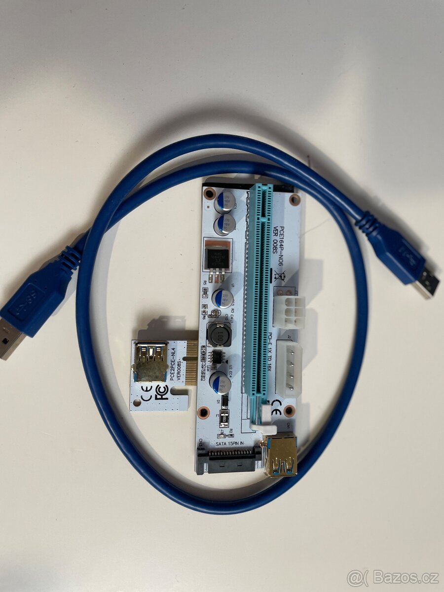 PCIE riser X1 NA PCIE X16 (VER 008S)