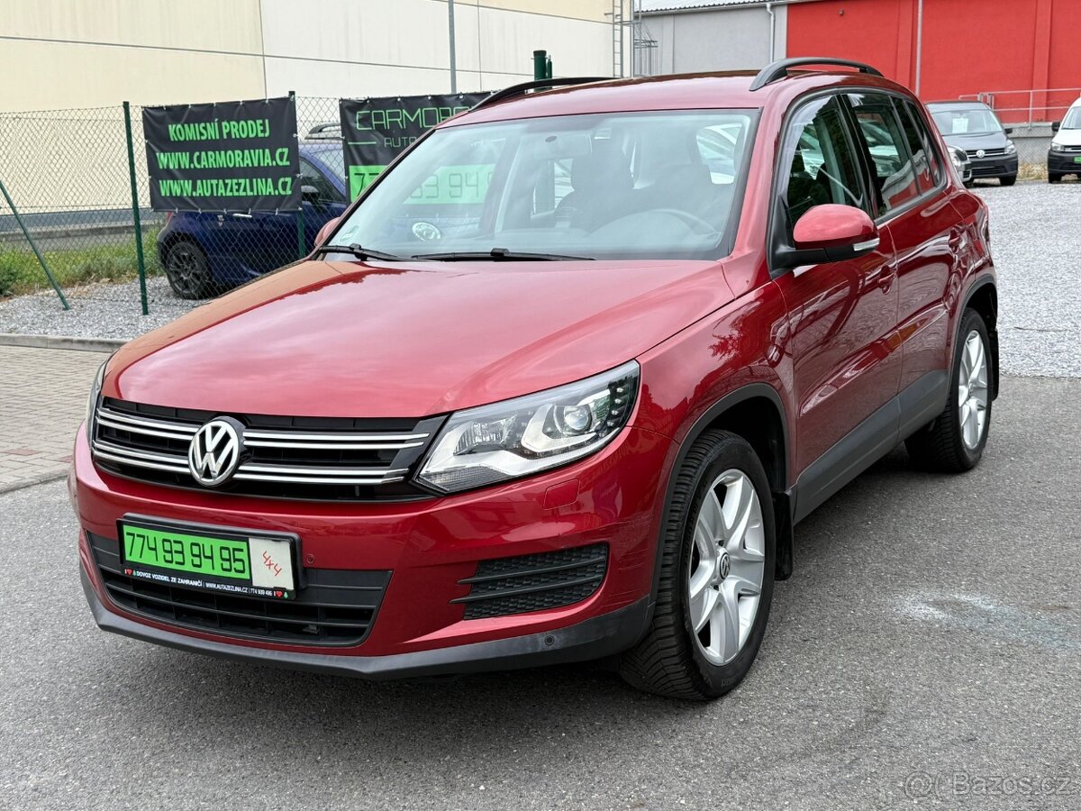 ►VW TIGUAN 2,0 TDI 4x4 - 103 KW, PARK. SENZORY, TAŽNÉ ◄