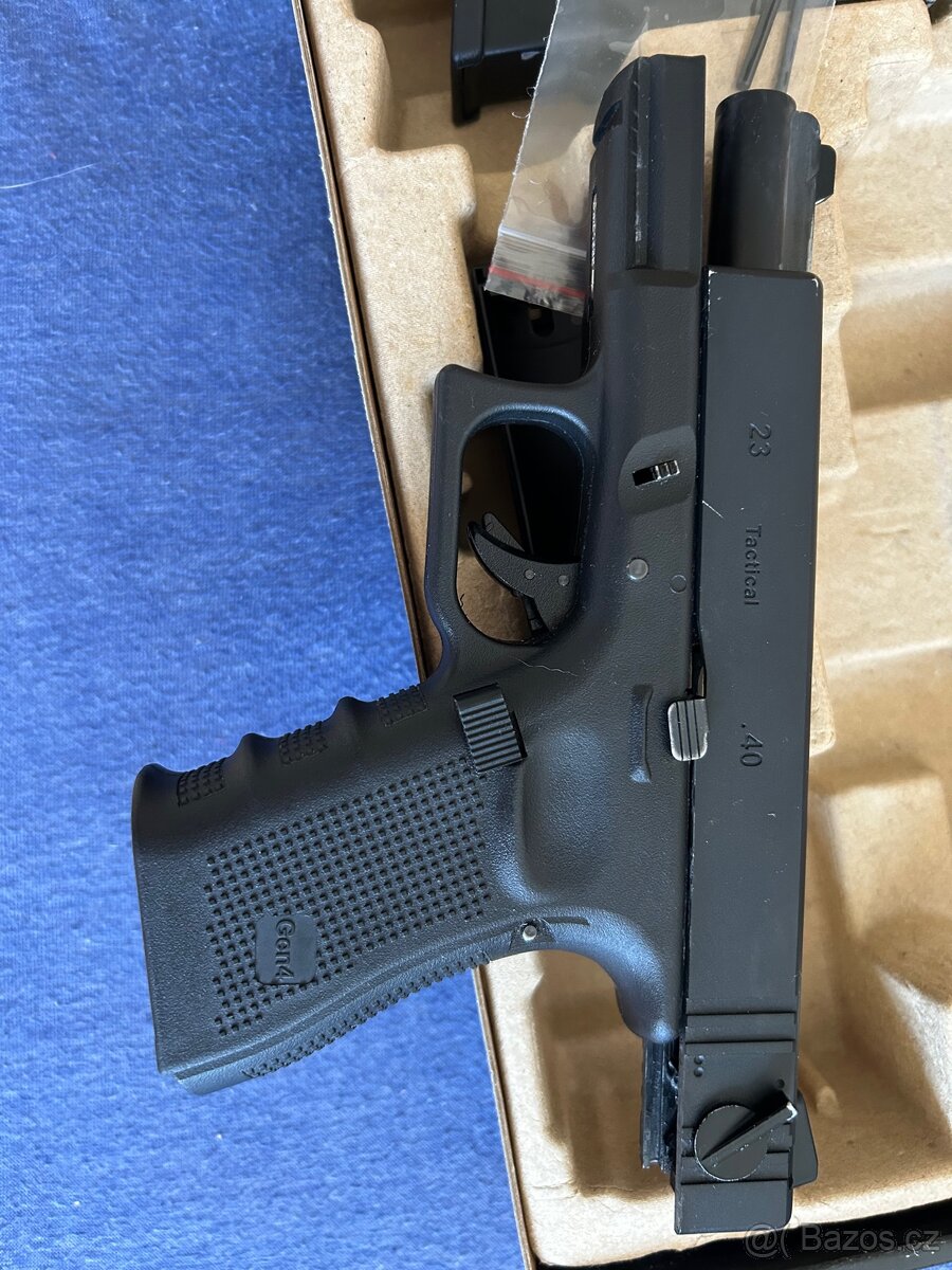 Airsoft gbb glock 23 WE tactical greengas
