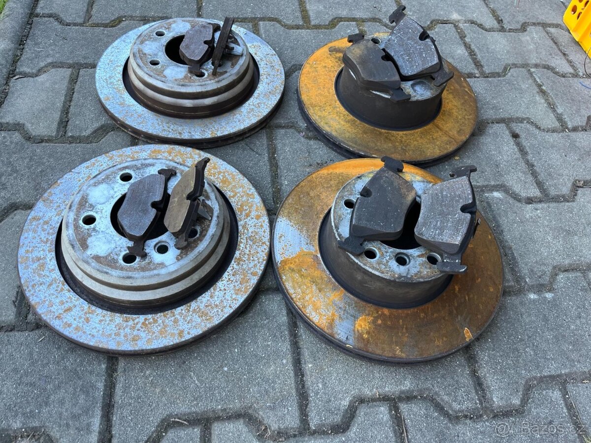 Bmw e39 kotouče a destičky 80% 296mm