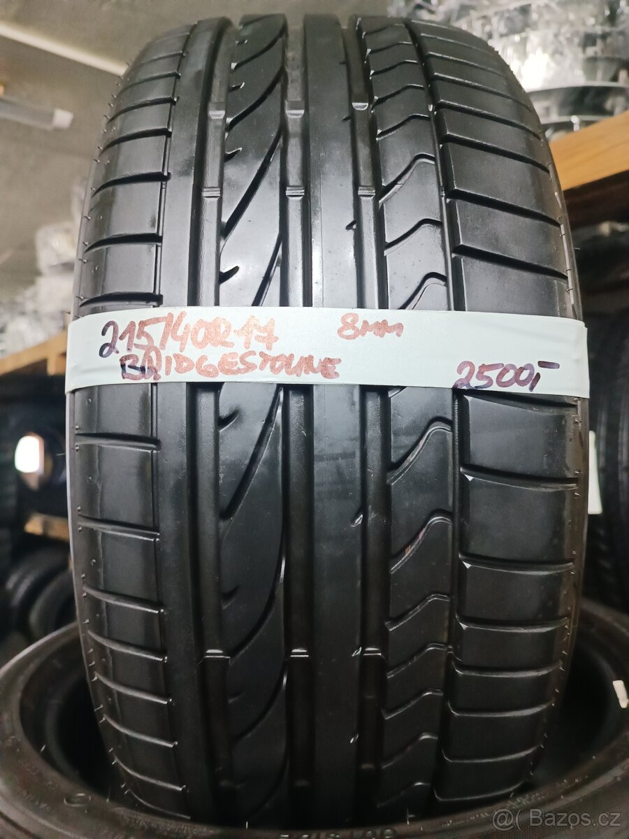 215/40r17 letní sada Bridgestone