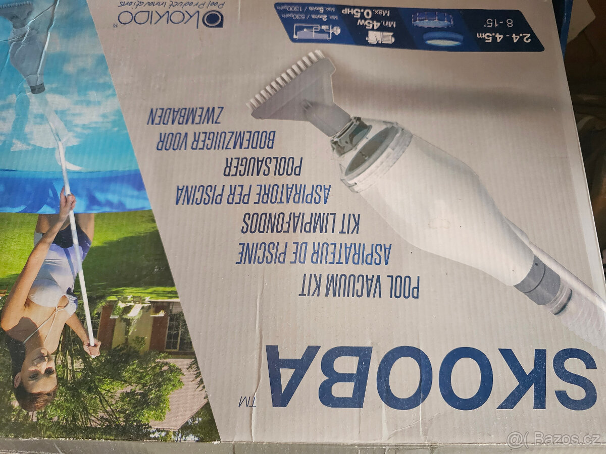 vysavač bazén skooba