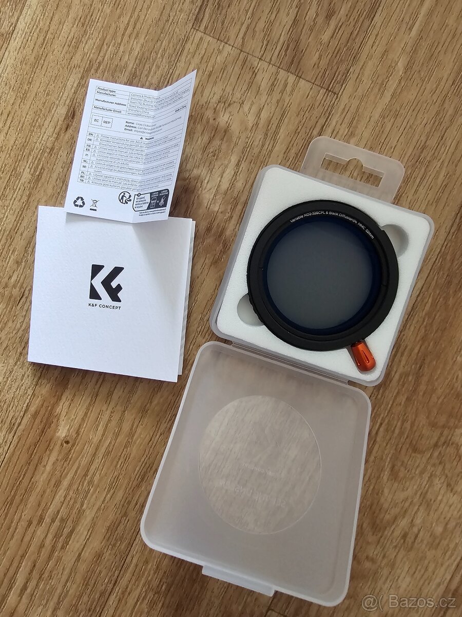 K&F Concept 3v1 filtr - ND + CPL + Black Mist 52mm