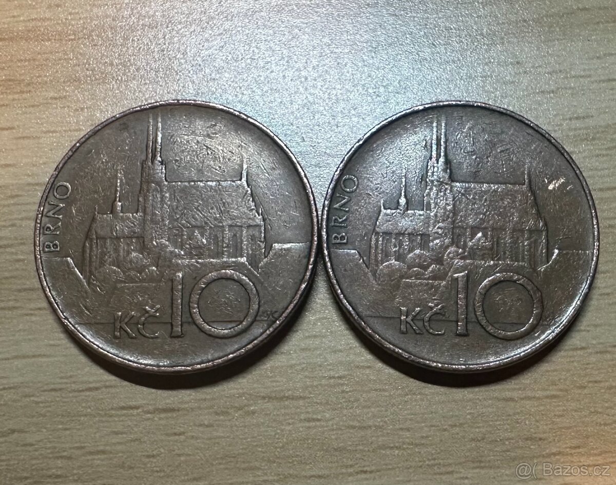 Prodám velmi vzácné 10kč z roku 1993