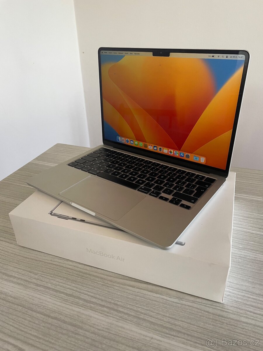 Apple MacBook Air 13, M2, 8GB RAM/512GB SSD, 2022, Stříbrný