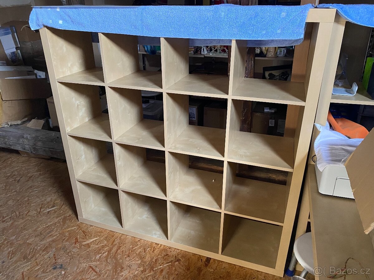 Policový díl / rozdělovač místnosti / knihovna dub