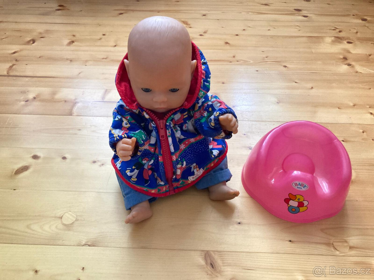 BABY BORN panenka,oblečky a nočník