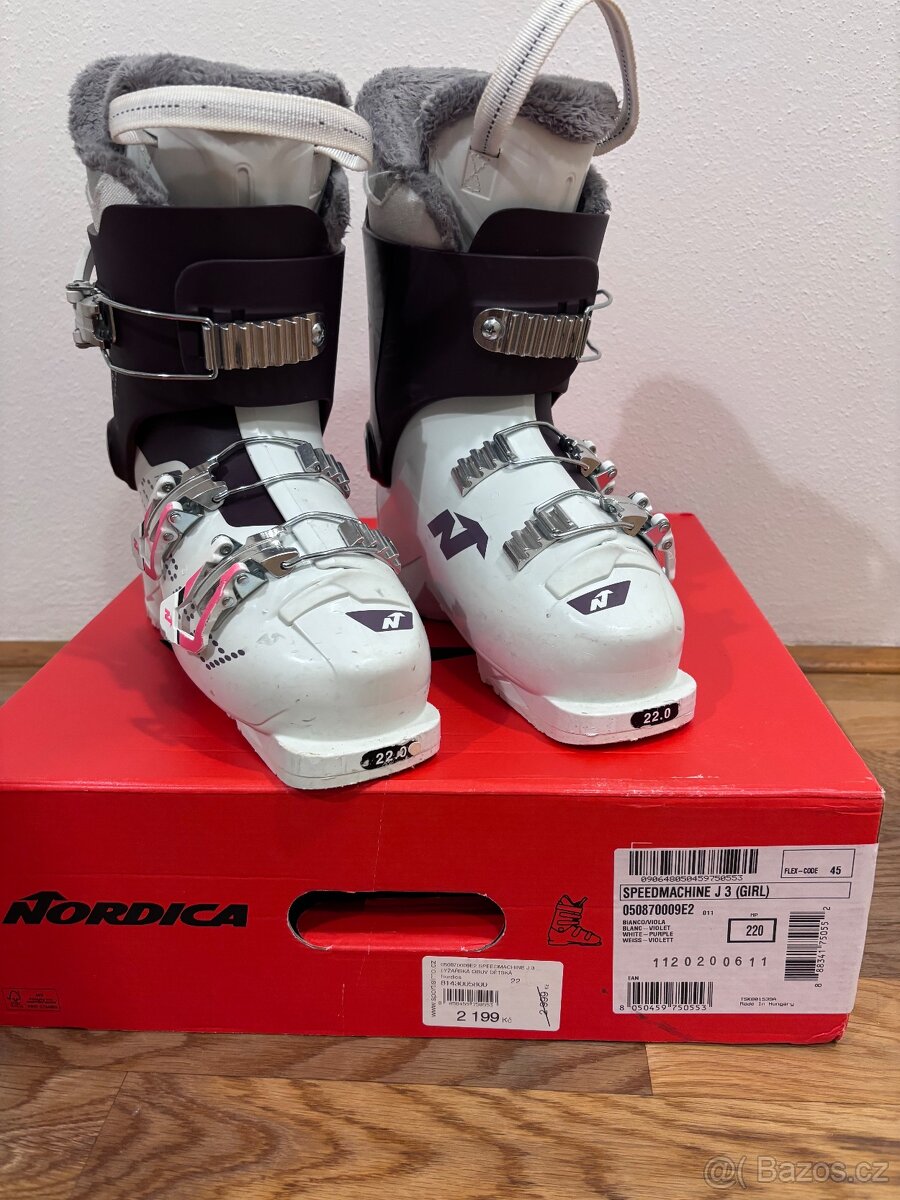 Lyžáky Nordica/dívčí, vel. 22.0