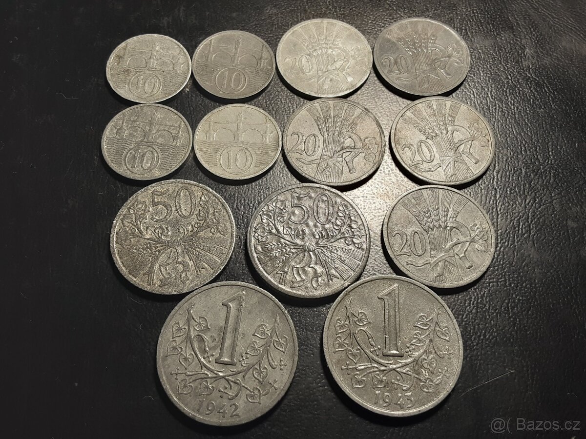 Mince-protektorátu Čechy a Morava-sbírka