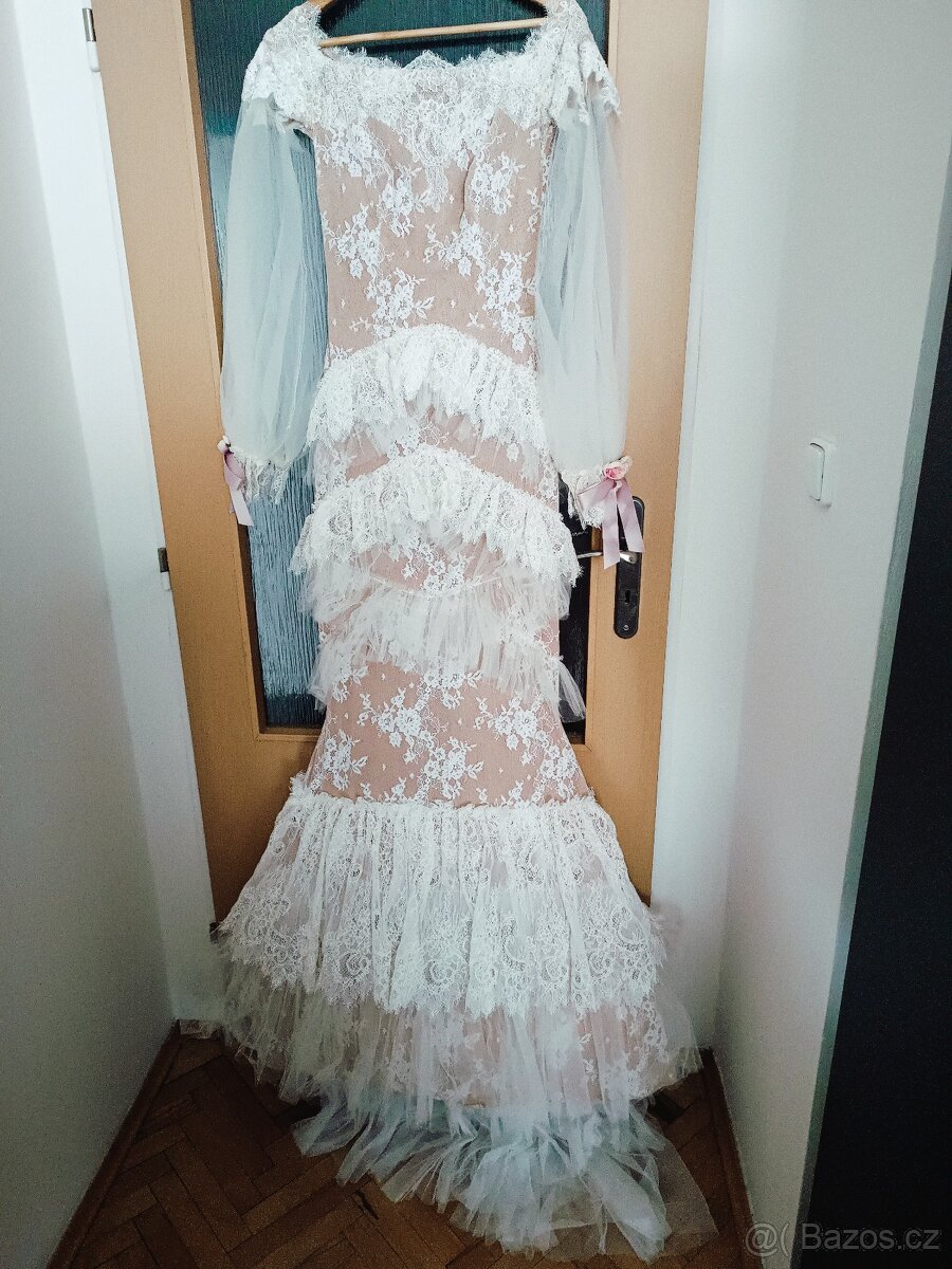 Svatební šaty vel.S -- Jana Jurčenko
